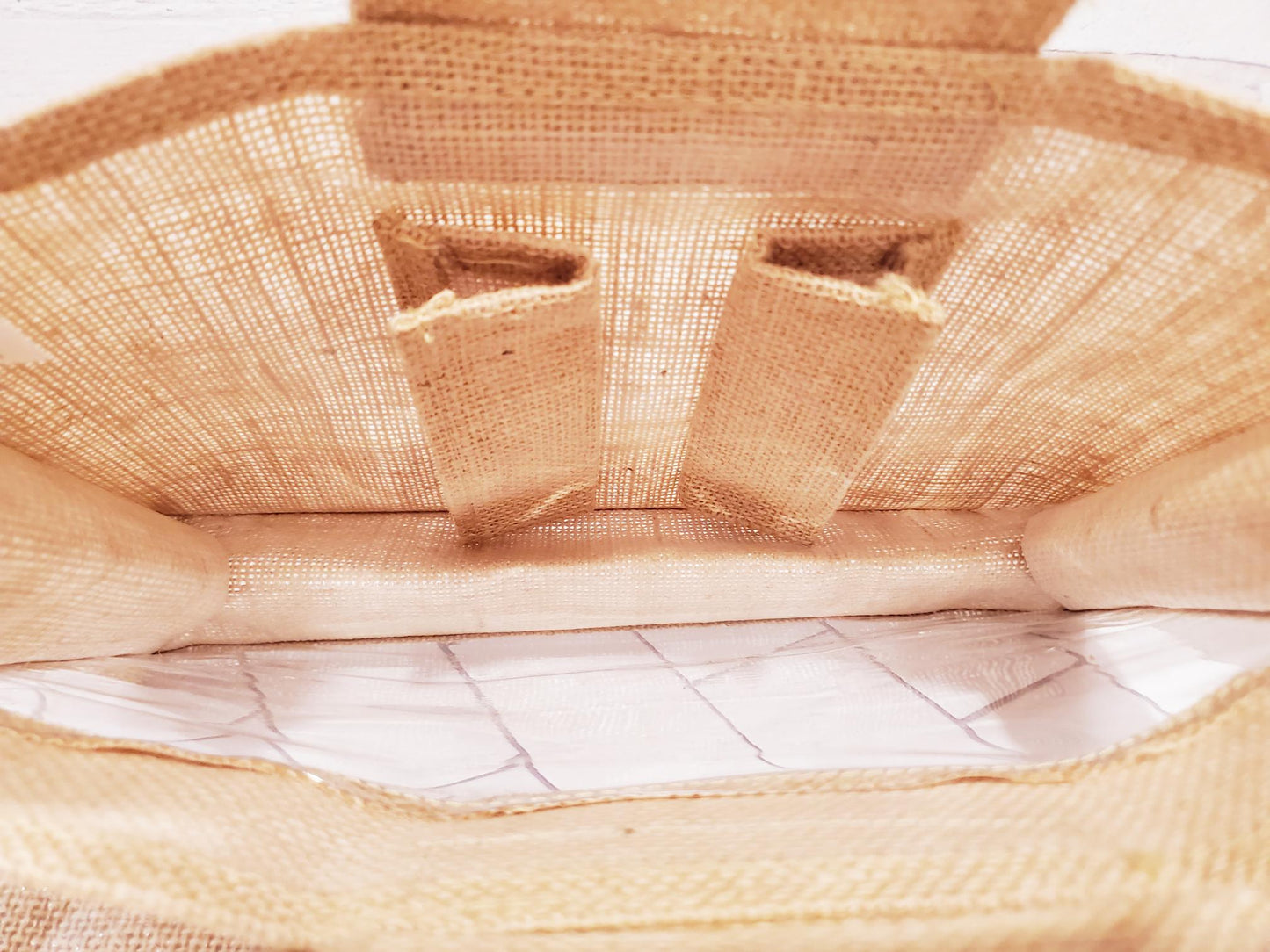 Gourmet Gift Jute Bag with clear window