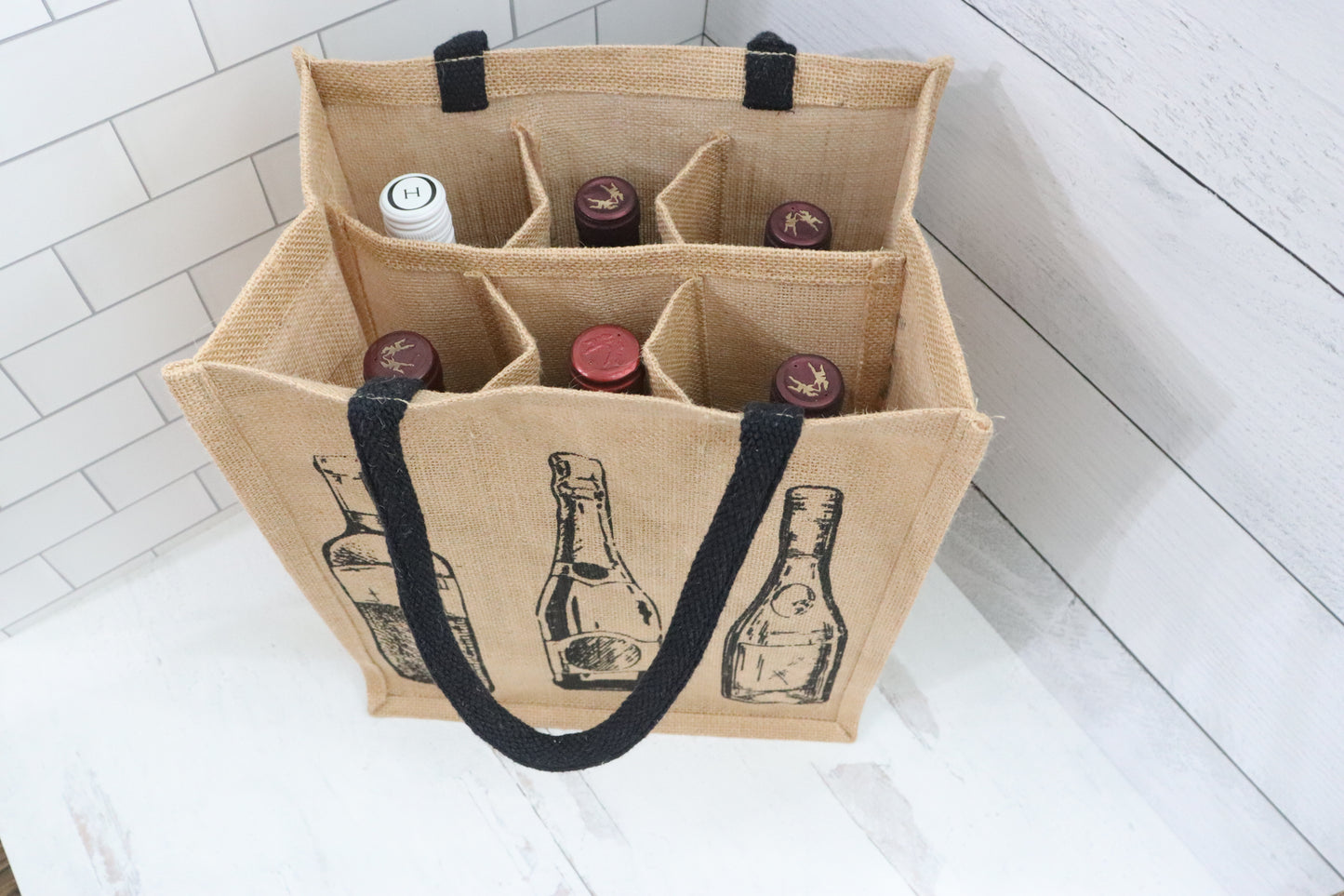 6 wine/bottle holder wine bag