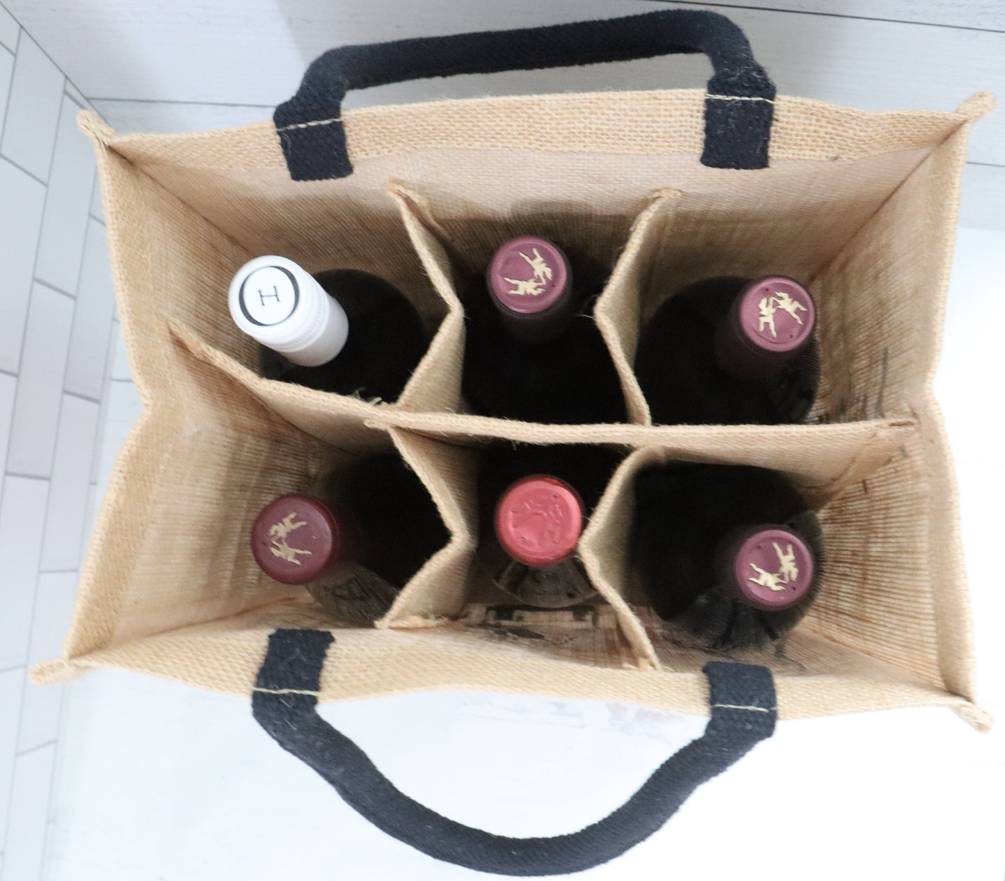6 wine/bottle holder wine bag
